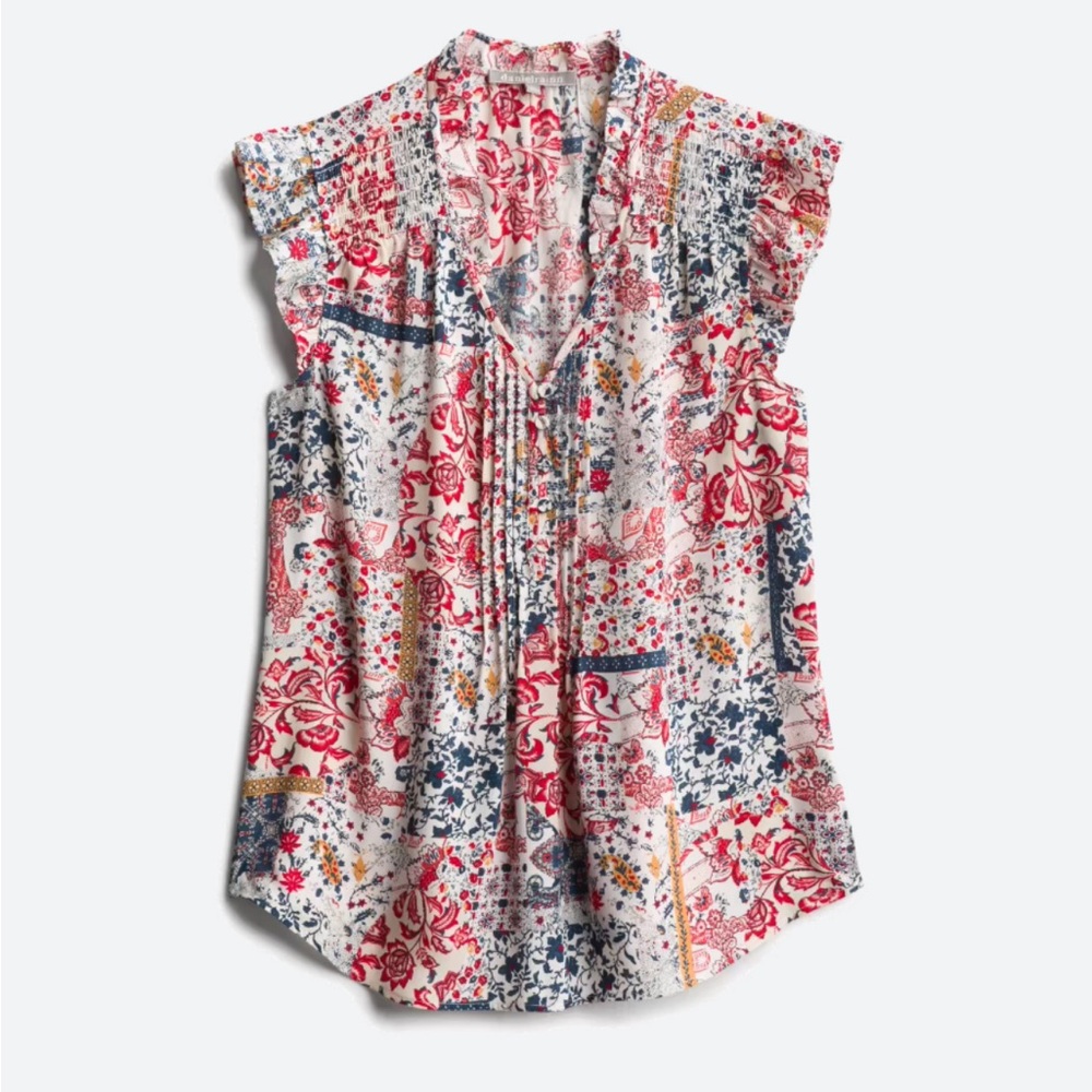 Daniel Rainn Liona Flutter Detail Blouse